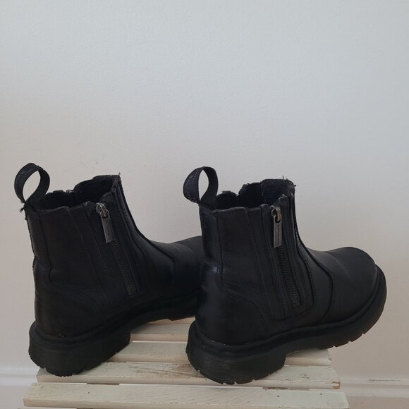 Dr. Martens 2976 Women's DM's Wintergrip Zip Fleece-Lined Chelsea Boots-Size 6 - Picture 3 of 10